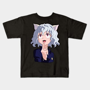 Hunter x Hunter Neferpitou, hunterxhunter, hunter x hunter, killua, feitan, hisoka, kurapika, leorio, pitou, sparkle, gon Kids T-Shirt